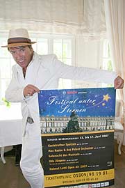 Uwe Kröger ist Stargast bei der "Galanacht des Musicals" auf Schloss Herrenchiemsee im Rahmen des 5. Festival unter Sternen (Foto: Martin Schmitz)